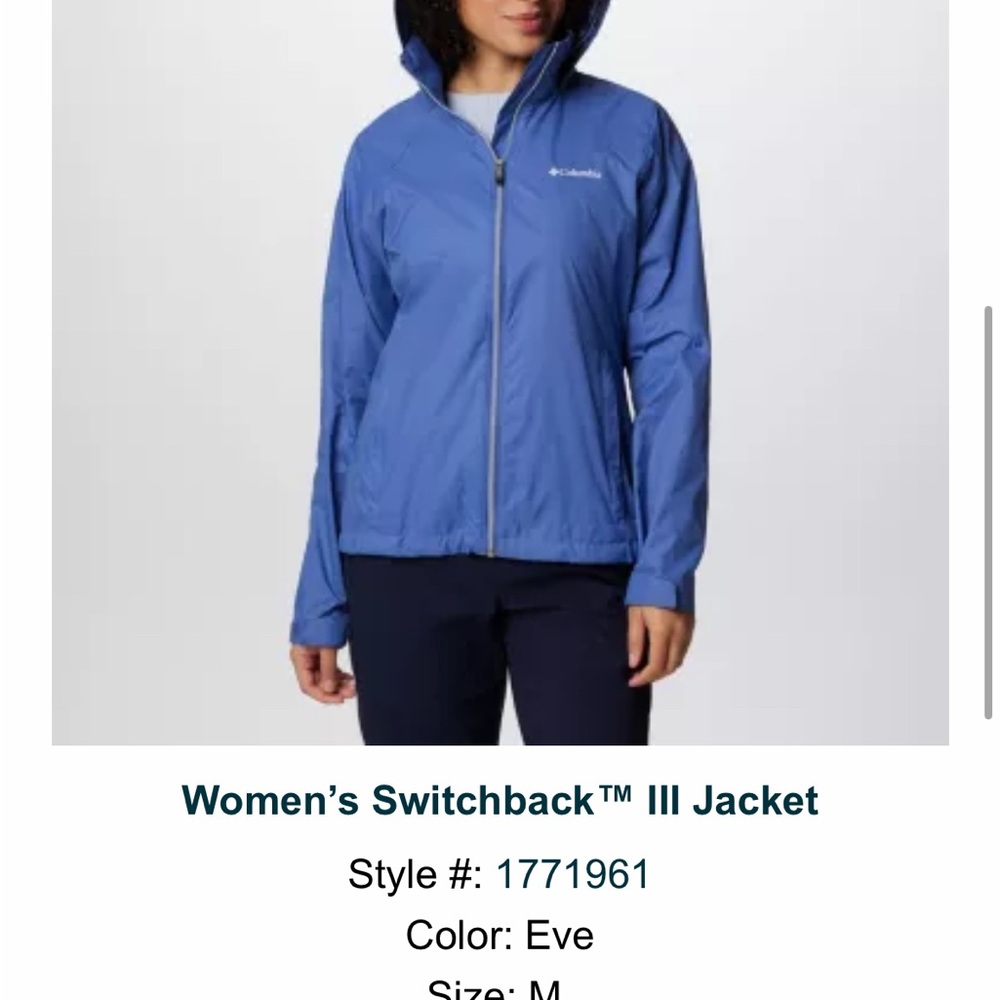 Columbia Women’s Switchback III Rain Jacket